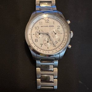 Michael Kors Mens Silver 8036